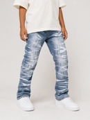 Evolution Kids 'Rip & Repair' Legacy Denim (Ice Blue) EV-330207K