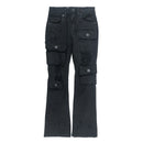 Makobi Kids "Cesare" Stacked Denim (Black) B1968 - FRESH N FITTED