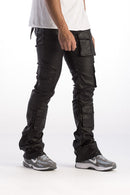 Kindred 'Coated' Premium Stacked Denim in Black