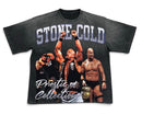 Prestige 'Stone Cold' Rhinestone T-Shirt in Black