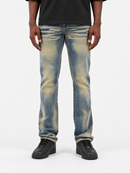 Copper Rivet 'Destroy Effect' Cross Hatch Denim (DTB) 533016