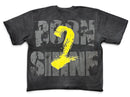 Men’s Rebel Denim 'Primetime' Oversized French Terry T-shirt in Black