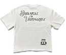 Highly Undrtd 'Thru The Smoke' Rhinestone Cropped T-Shirt in White