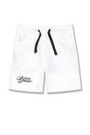 Jordan Craig Kids 'Oakland Mechanic' Shorts (White) 2061SK - FRESH N FITTED