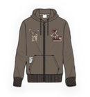 LRG ‘Good School Polo' Zip Up Hoodie (Brown Sand) L3ZGMSOXX - FRESH N FITTED