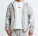 M. Society 'Outdoor' Nylon Zip Up Jacket in Grey