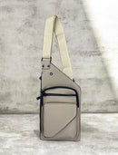 WK Compact Side Bag w/Zipper in Apricot