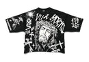 Switch 'Reborn' Cropped T-Shirt in Black