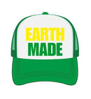 KML 'EARTH MADE' Trucker Hat (White/Green) - FRESH N FITTED-2 INC