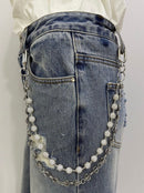 Kindred 'Rhinestone Ball' Pocket Chain in Silver