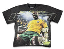 Men’s Rebel Denim 'Icon' Oversized French Terry T-shirt in Black
