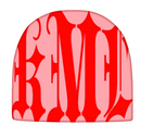 KML 'LOGO' Jacquard Beanie (Pink/Red) - FRESH N FITTED