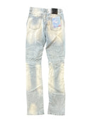 Smoke Rise 'Aim High' Tapestry Applique Stack Denim (Seville Blue) JP24614 - FRESH N FITTED