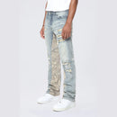 Smoke Rise 'Tapestry Insert' Denim (Vanilla Blue) JP24747 - FRESH N FITTED