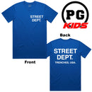 PG Apparel Kids 'Street Dept' T-Shirt (Royal) SD800 - FRESH N FITTED