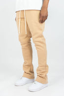 Rebel Minds Sweats Stacked Pants (Beige) 100-475 - FRESH N FITTED