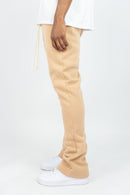 Rebel Minds Sweats Stacked Pants (Beige) 100-475 - FRESH N FITTED