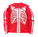 Black Pike Leather Moto Jacket (Red) FB5401 - FRESH N FITTED