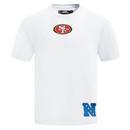 Pro Standard 'San Francisco 49ers Wingspan' Drop Shoulder T-Shirt (White) FS41410470 - FRESH N FITTED