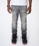 Reason 'Distressed' Denim in Grey