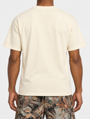 Rebel Minds Parsdise cream T-shirt with graphic print, casual fit, and short sleeves, featuring bold Rebel Minds branding.