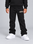 Jordan Craig Kids' Greatness stacked joggers in Oreo, black and white kids' joggers with comfortable fit and stylish design.