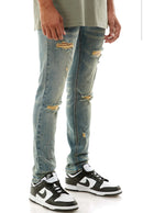 KDNK 'Splatter V2' Denim KND4530 (Blue) - FRESH N FITTED