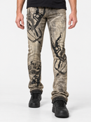 Waimea 'Cupid' Stacked Rhinestone Denim (Ant. Grey) M8567D