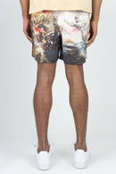 Rebel Minds 'Arts Of War' Board Shorts (Khaki) 151-913 - FRESH N FITTED