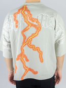 DVMT 'Struck' Cropped T-Shirt (Grey) 751-112 - FRESH N FITTED