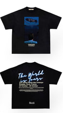 Birds 'The World Is Yours' Onyx Oversized Ultra-Premium Box S/S T-Shirt - FRESH N FITTED