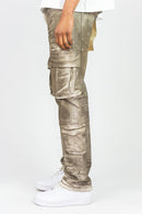 Rebel Denim 'Mudwater' Cargo Pants (Ash Vintage) 651-671 - FRESH N FITTED