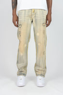 Rebel Minds 'Ripped' Straight Denim (Light Vintage) 642-615 - FRESH N FITTED