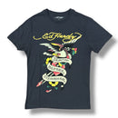 Ed Hardy 'Eagle' T-Shirt (Charcoal) EHM1100-148 - FRESH N FITTED