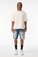Jordan Craig 'Carpenter' Denim Shorts (Sand wash) J3213S - FRESH N FITTED