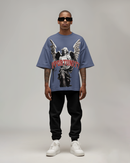 Dissmissed 'Angel Opportunity 000' T-Shirt (Sea Blue) D010-100-000 - FRESH N FITTED