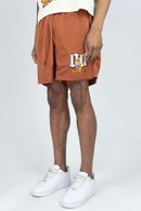 Rebel Minds 'Tiger' Mesh Shorts (Brown) 151-954 - FRESH N FITTED