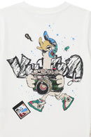 Black Label Kids 'Photo Duck' T-Shirt (White) T303 - FRESH N FITTED