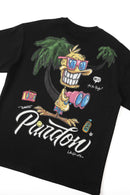 Black Label 'Pardon' T-Shirt (Black) 502 - FRESH N FITTED