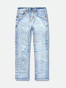 Evolution Kids 'Marked' Slim Straight Denim (Ice Blue) EV-330245K - FRESH N FITTED