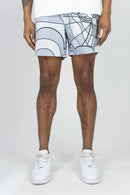 Rebel Minds 'RBL' Board Shorts (Grey) 151-922 - FRESH N FITTED