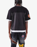 VOYAGE STUDIO Cropped Jersey T-Shirt (Black) 51T03 - FRESH N FITTED