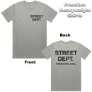 PG Apparel 'Street Dept' T-Shirt (Storm Gray) STDPT100 - FRESH N FITTED