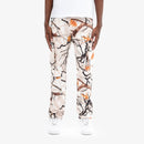 Copper Rivet 'Ripstop' Slim Straight Cargo Pants (White Camo) 413265 - FRESH N FITTED