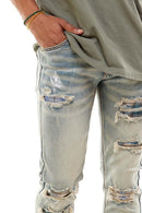 KDNK Plaid Denim (Blue) KND4517 - FRESH N FITTED