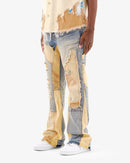 VOYAGE STUDIO 'PURE' Flare Carpenter With Digital Print Denim (DTB) 51P01 - FRESH N FITTED