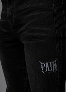PAINLAB 'Pain' Stacked Denim (Washed Black) P43WBSD - FRESH N FITTED