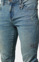PAINLAB 'Pain' Stacked Denim (V. Blue) P41VBSD - FRESH N FITTED