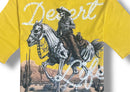 Kindred 'Desert Life' Cropped Oversized T-Shirt (Yellow) OST06 - FRESH N FITTED