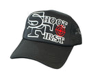 KML ‘SF' Trucker Hat (Black) - FRESH N FITTED